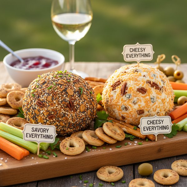 Ultimate Everything Cheese Ball Duo recipe