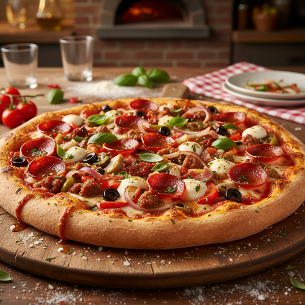 Ultimate Family Feast Pizza recipe