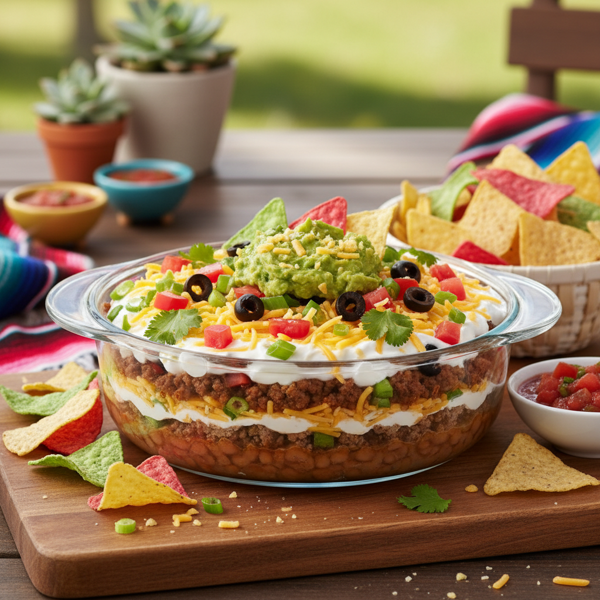 Ultimate Fiesta Taco Dip recipe