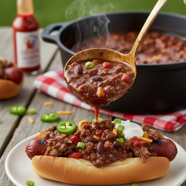 Ultimate Firehouse Chili Dog Sauce recipe