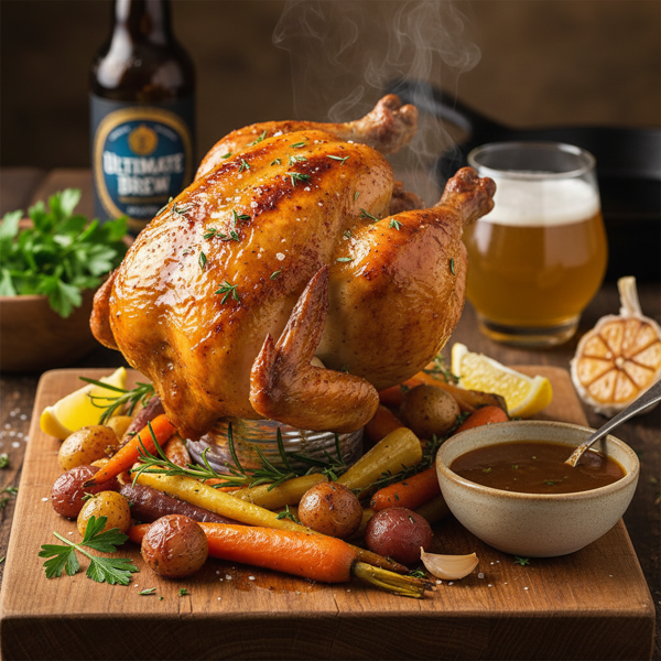 Ultimate Flavor-Infused Beer Can Chicken recipe