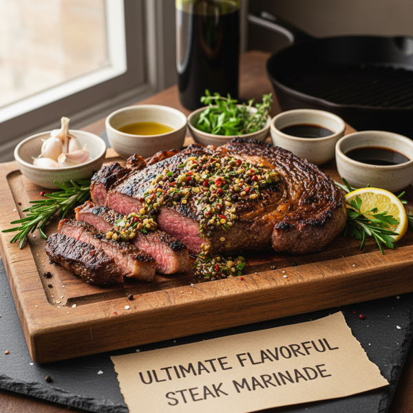 Ultimate Flavorful Steak Marinade recipe