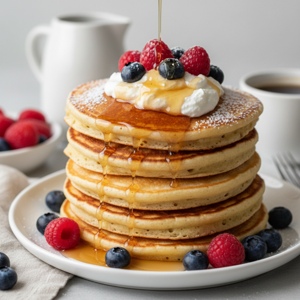 Ultimate Fluffy Egg-Free Pancakes recipe
