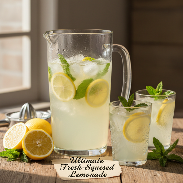 Ultimate Fresh-Squeezed Lemonade recipe
