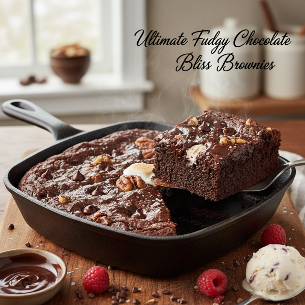 Ultimate Fudgy Chocolate Bliss Brownies recipe