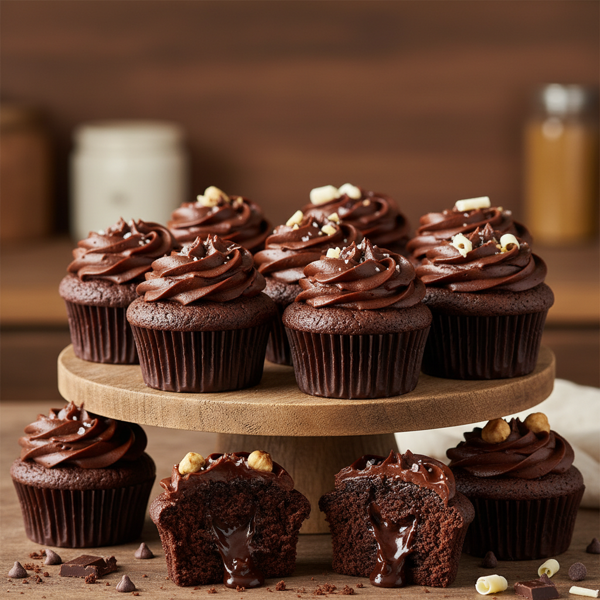 Ultimate Fudgy Chocolate Brownie Cupcakes recipe