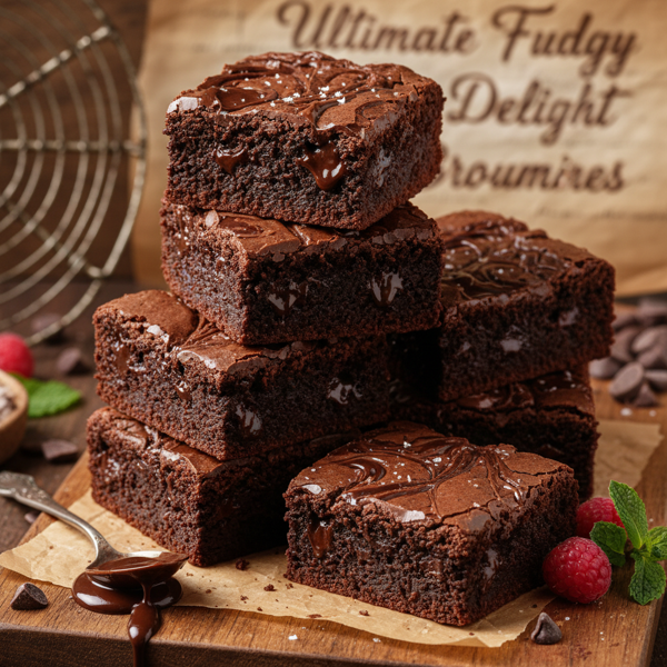 Ultimate Fudgy Delight Brownies recipe