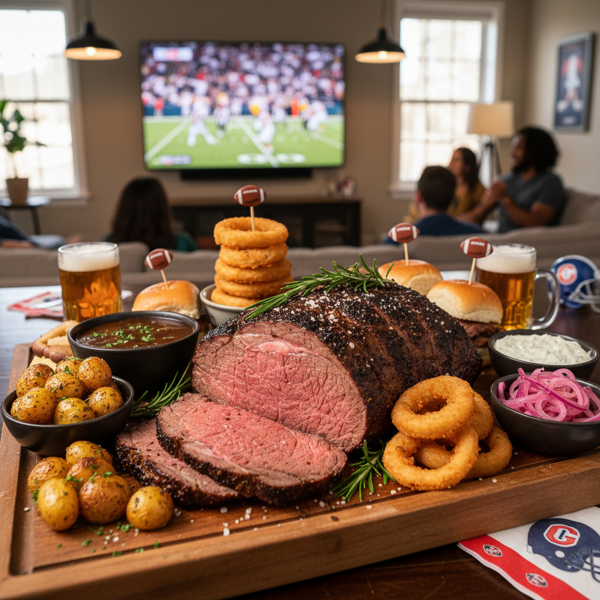 Ultimate Game Day Roast Beef Feast recipe