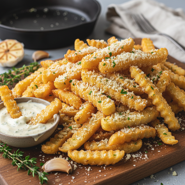 Ultimate Garlic Parmesan Fries recipe