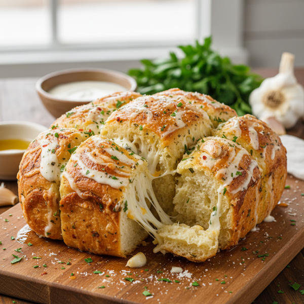 Ultimate Garlic Ranch Bread recipe