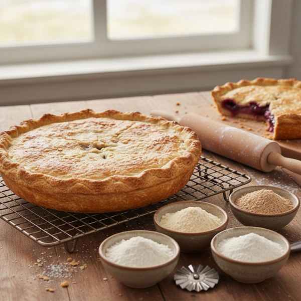 Ultimate Gluten-Free Four Flour Pie Crust recipe