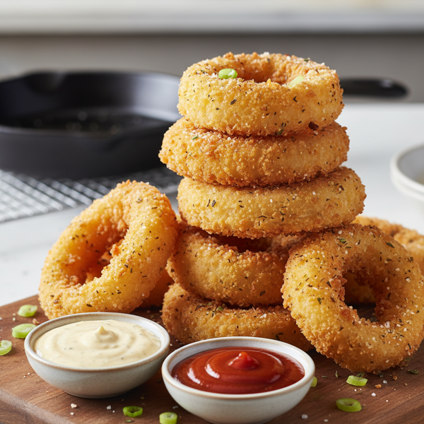 Ultimate Golden Crispy Onion Rings recipe