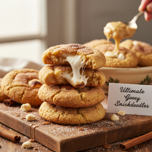Ultimate Gooey Snickerdoodles recipe
