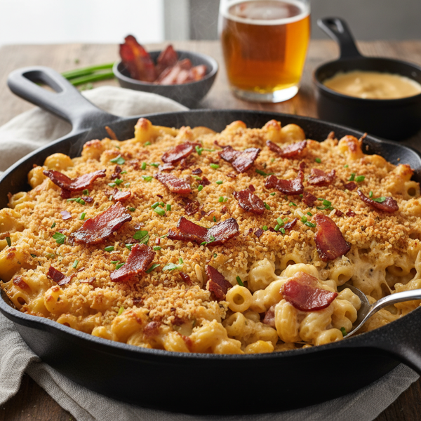 Ultimate Gourmet Bacon Mac and Cheese recipe