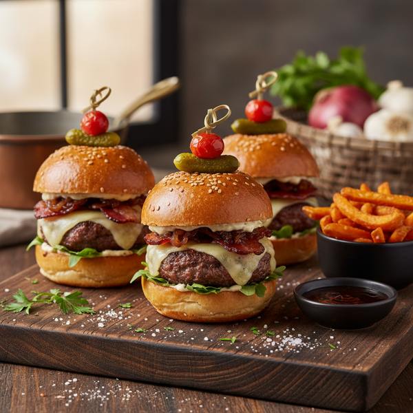 Ultimate Gourmet Mini Burger recipe