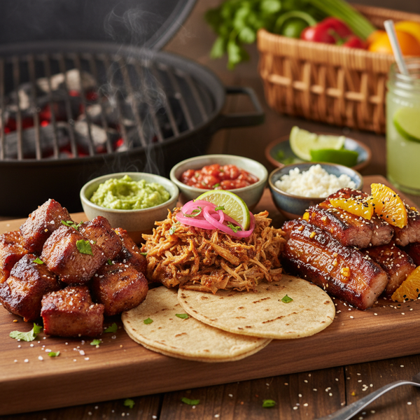 Ultimate Grilled Carnitas Trio recipe