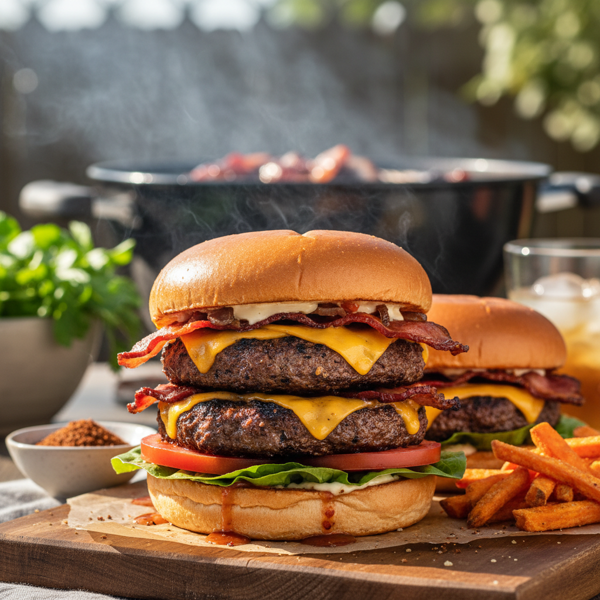 Ultimate Grilled Juicy Burgers with Flavor-Boosting Rub recipe