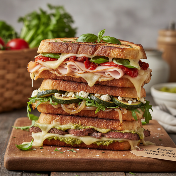 Ultimate Grilled Panini Stack recipe
