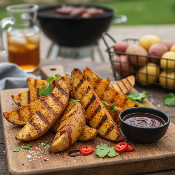 Ultimate Grilled Potato Wedges with BBQ Spice recipe