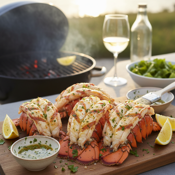Ultimate Grilled Rock Lobster Tails with Zesty Marinade recipe