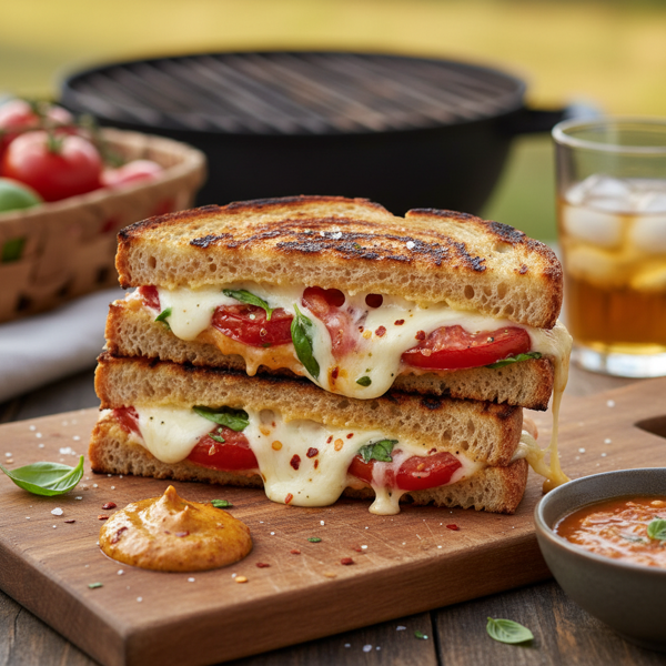 Ultimate Grilled Tomato and Cheese Delight recipe