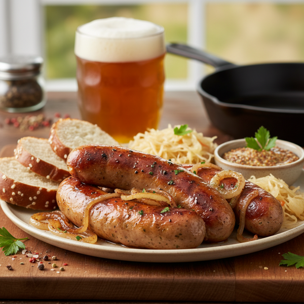 Ultimate Homemade Bratwurst recipe