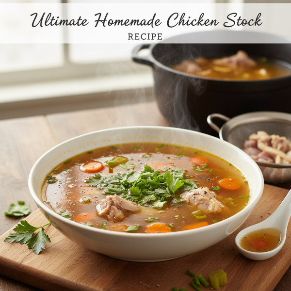 Ultimate Homemade Chicken Stock recipe