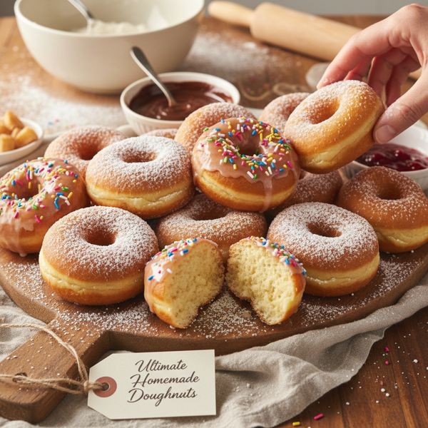 Ultimate Homemade Doughnuts recipe