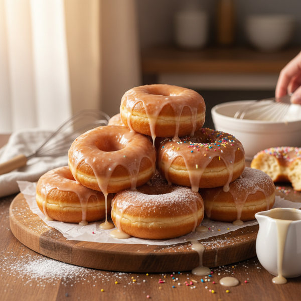 Ultimate Homemade Glazed Donuts recipe