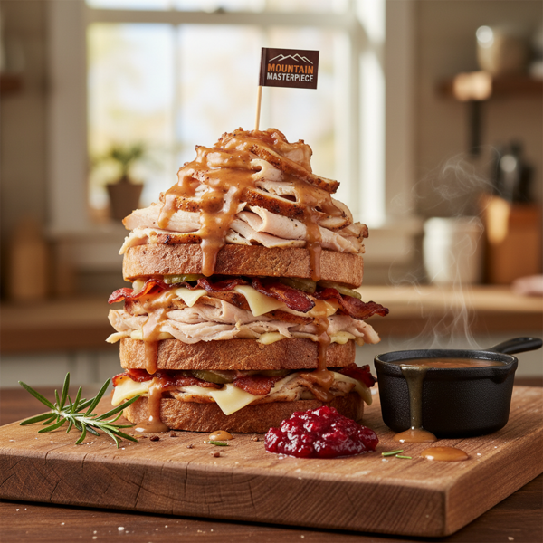 Ultimate Hot Turkey Mountain Sandwich recipe