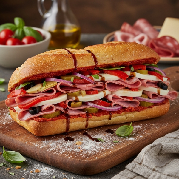 Ultimate Italian Delicatessen Sub Sandwich recipe