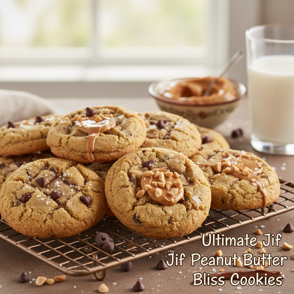 Ultimate Jif Peanut Butter Bliss Cookies recipe