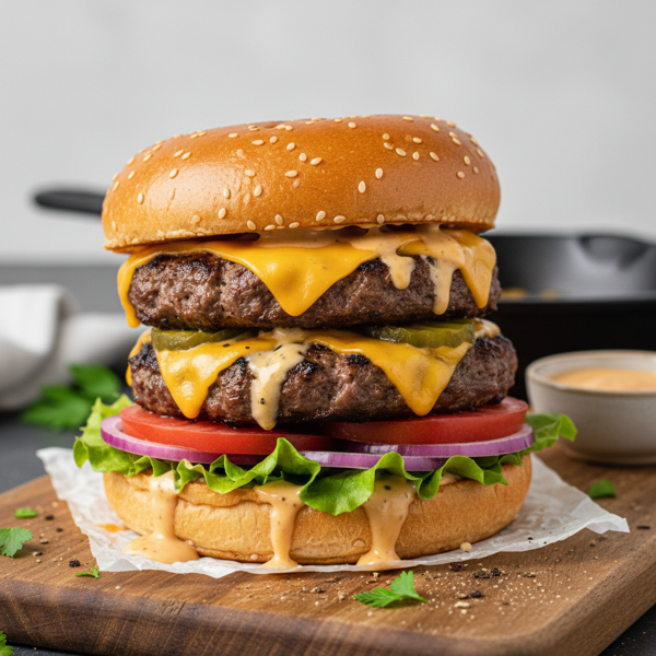 Ultimate Juicy Cheeseburgers recipe
