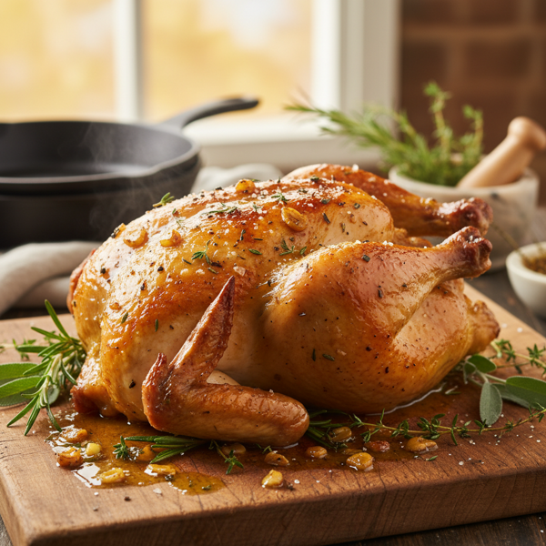 Ultimate Juicy Herb-Infused Whole Roasted Chicken recipe