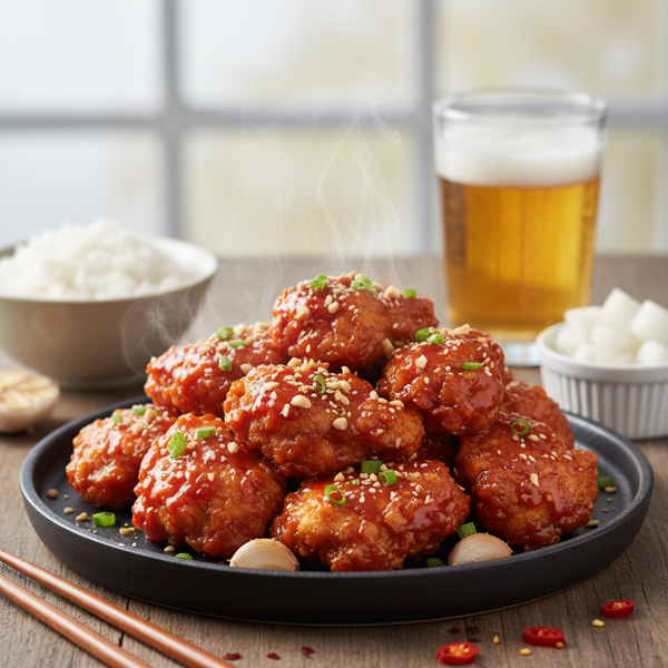 Ultimate Korean Crispy Chicken (Yangnyeom Dak) recipe