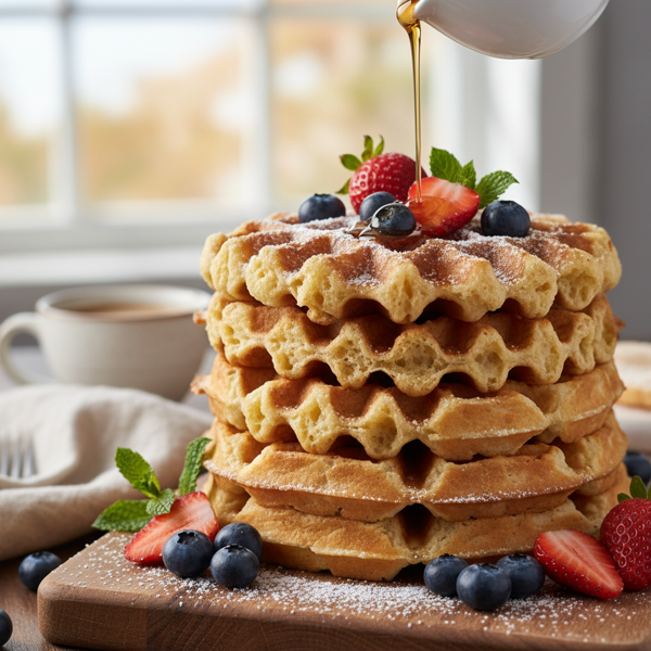 Ultimate Light & Crispy Gluten-Free Belgian Waffles recipe