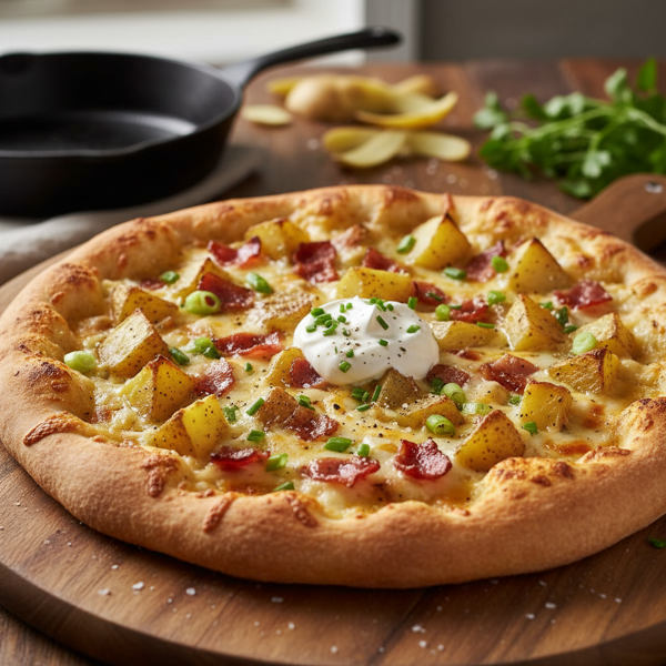 Ultimate Loaded Baked Potato Pizza recipe