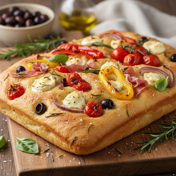 Ultimate Loaded Focaccia Bread recipe