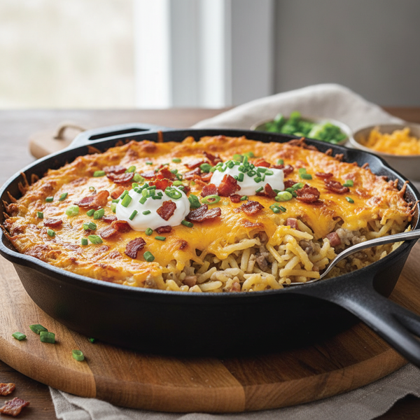 Ultimate Loaded Hash Brown Casserole recipe