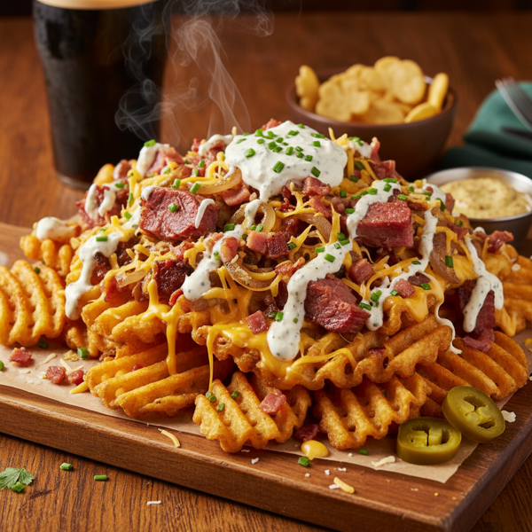 Ultimate Loaded Irish Nachos recipe