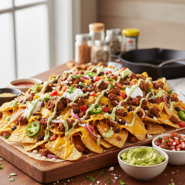 Ultimate Loaded Nachos recipe