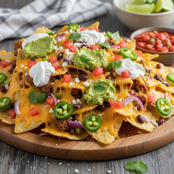 Ultimate Loaded Nachos Supreme recipe