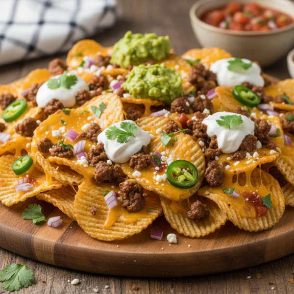 Ultimate Loaded Potato Chip Nachos recipe