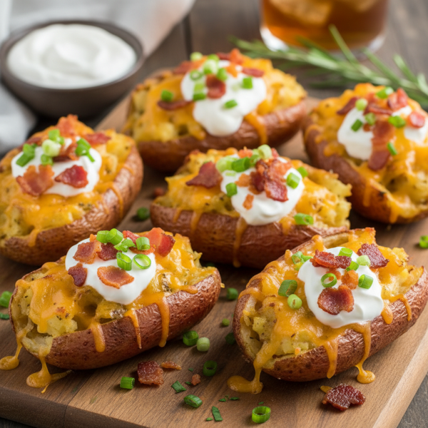 Ultimate Loaded Red Potato Skins recipe