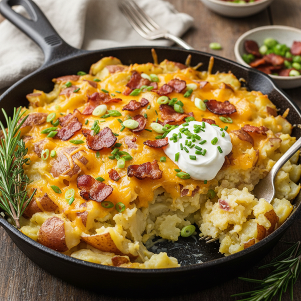 Ultimate Loaded Red Skin Mashed Potatoes recipe