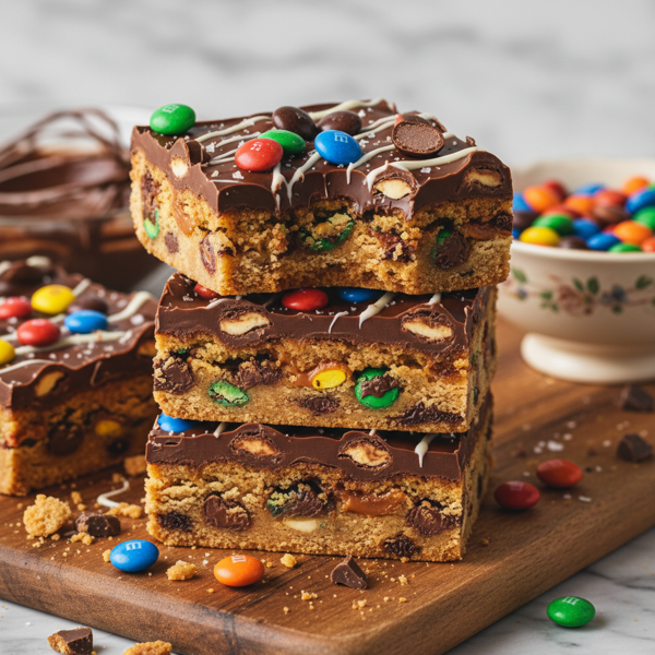 Ultimate M&M Delight Bars recipe