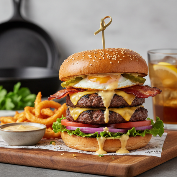 Ultimate Mama Burger Deluxe recipe