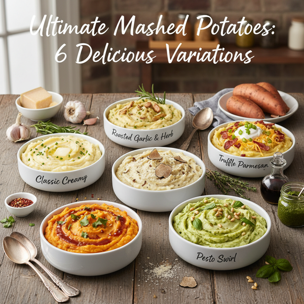 Ultimate Mashed Potatoes: 6 Delicious Variations recipe