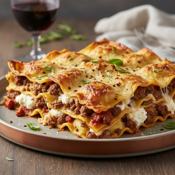 Ultimate Meat Trio Ravioli Lasagna recipe