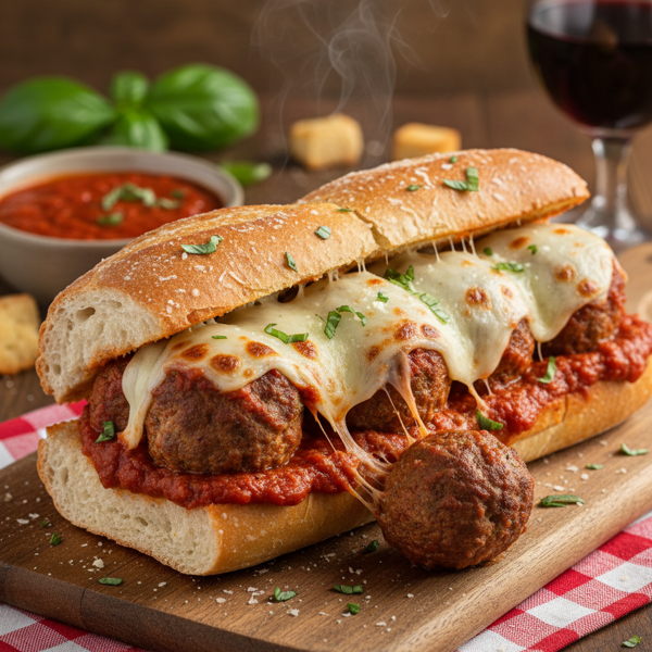 Ultimate Meatball Subs with Mozzarella Delight recipe